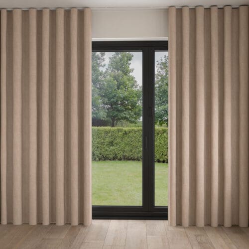 Ezra Taupe Wave Curtain