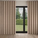 Ezra Taupe Wave Curtain
