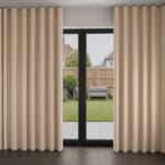Ezra Cream Wave Curtain