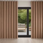 Mylo Latte Wave Curtain