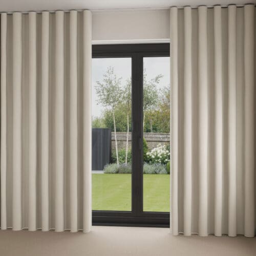 Tova Ecru Wave Curtain