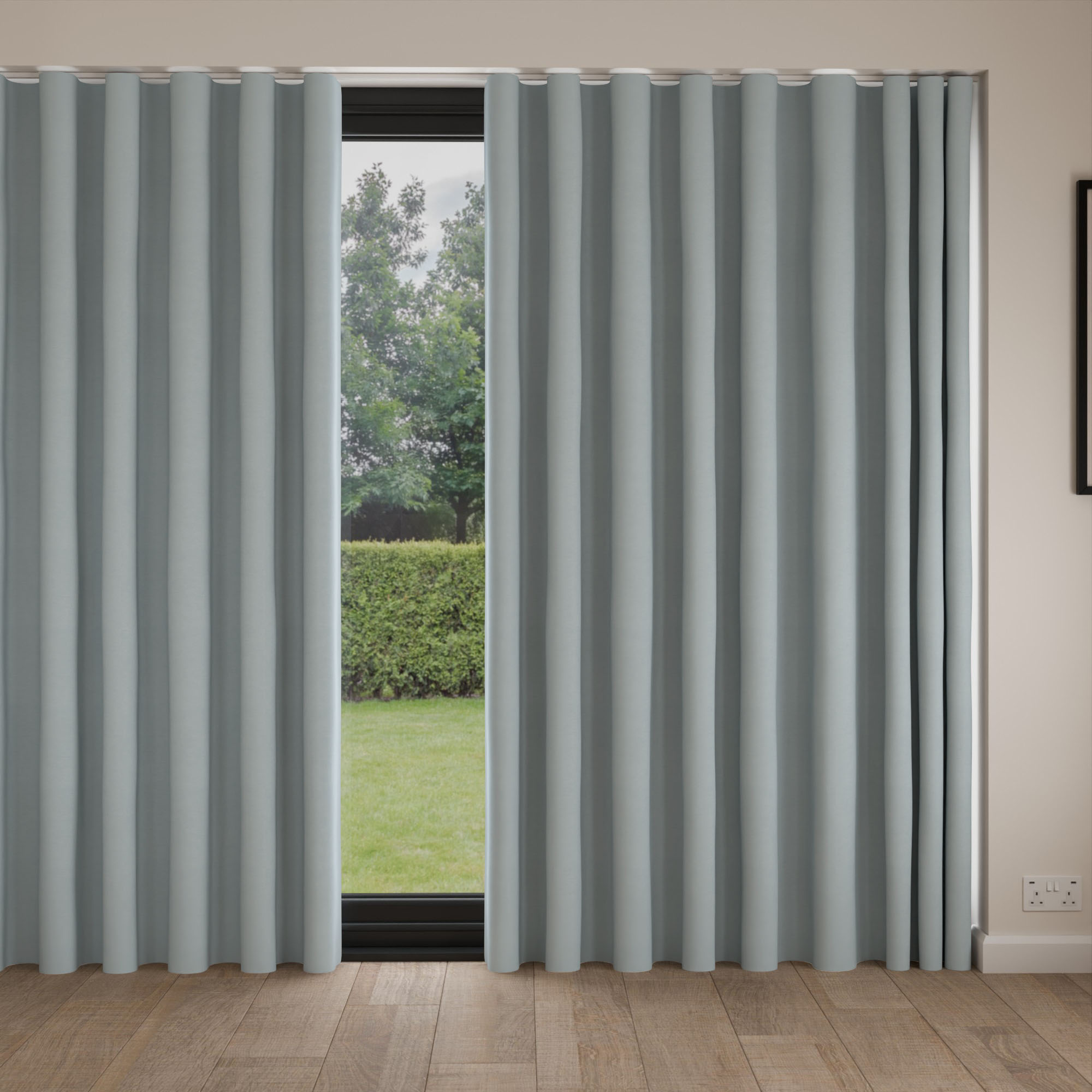 Mylo China Blue Wave Curtain - Image 4