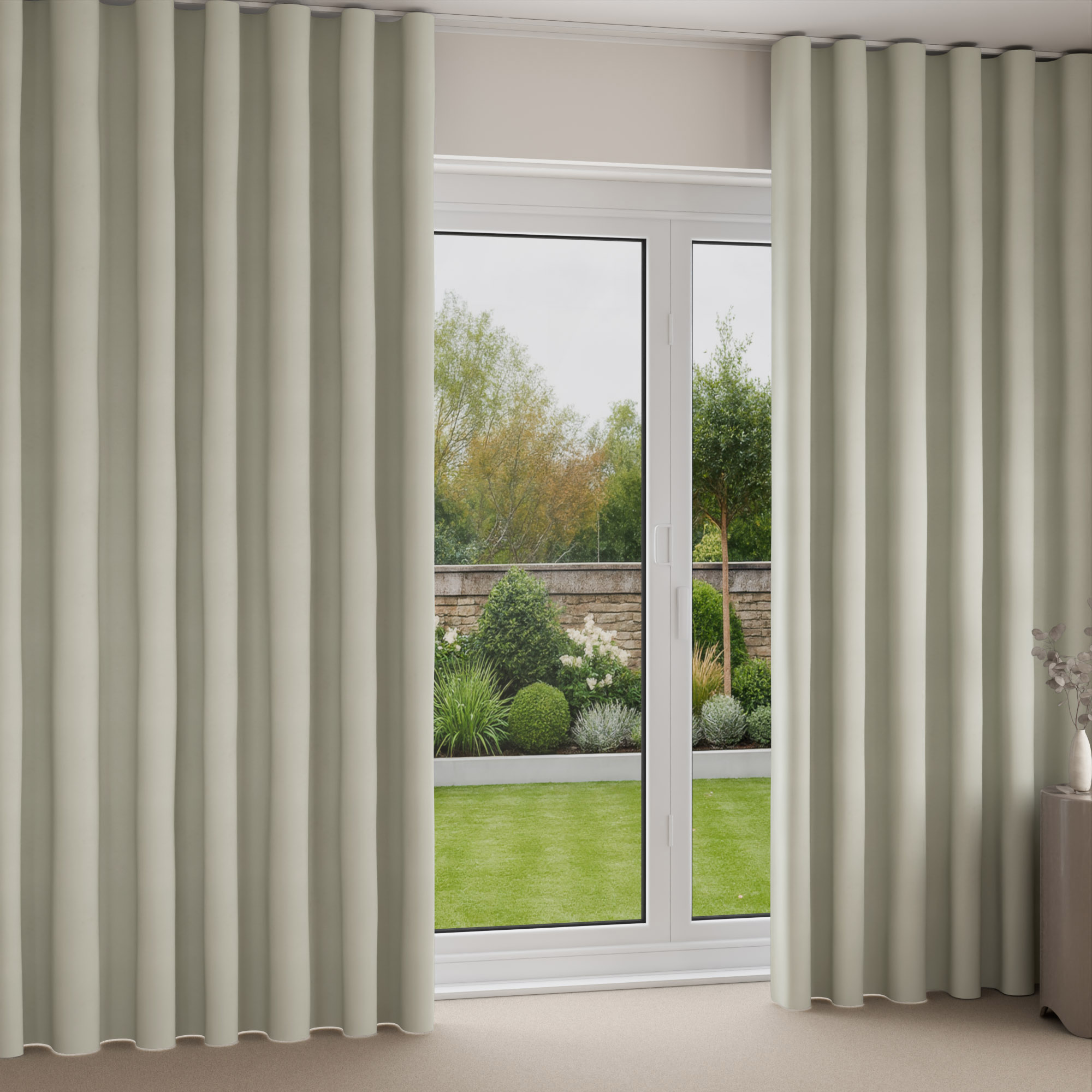 Mylo Mint Wave Curtain - Image 2