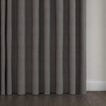 Mylo Charcoal Wave Curtain