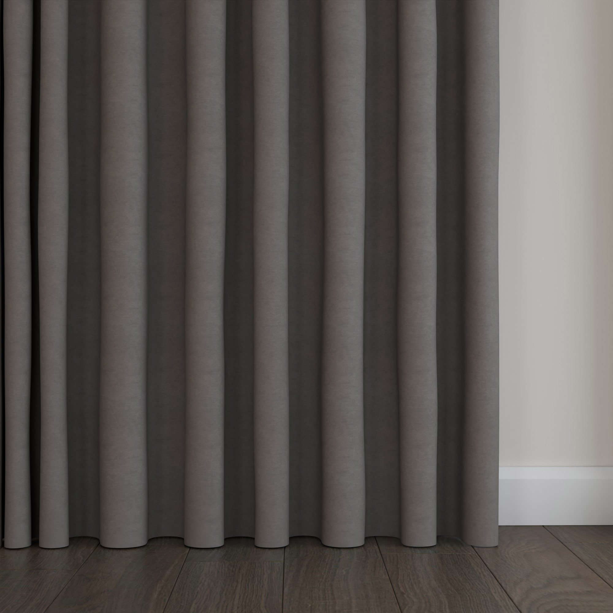 Mylo Charcoal Wave Curtain - Image 5