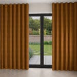 Mylo Rust Wave Curtain