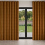 Mylo Rust Wave Curtain