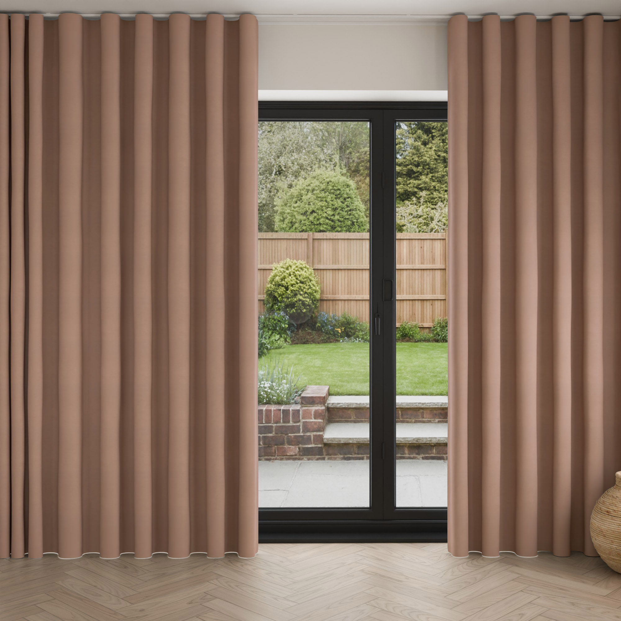 Mylo Nougat Wave Curtain - Image 3