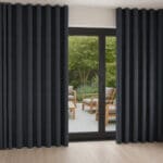 Zari Slate Wave Curtain
