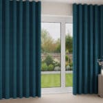 Zari Peacock Wave Curtain