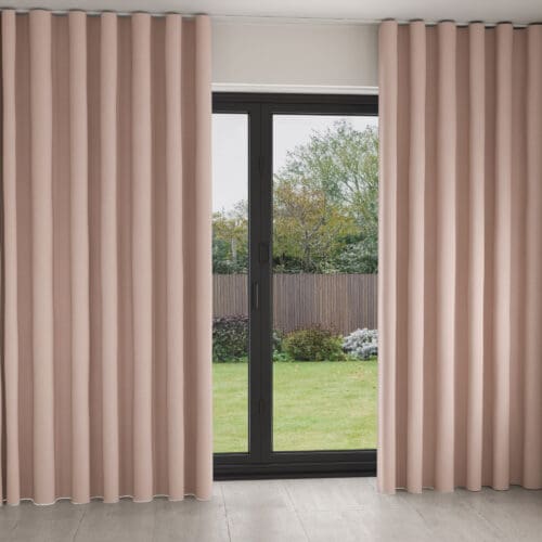 Zari Blush Wave Curtain