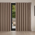 Zari Caramel Wave Curtain