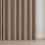 Zari Caramel Wave Curtain