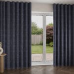 Caracas Indigo Wave Curtain