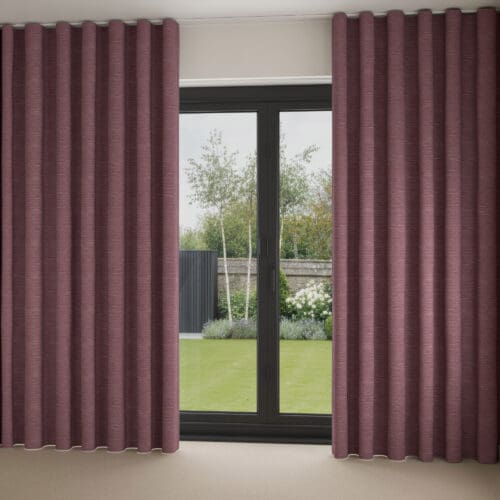 Caracas Plum Wave Curtain