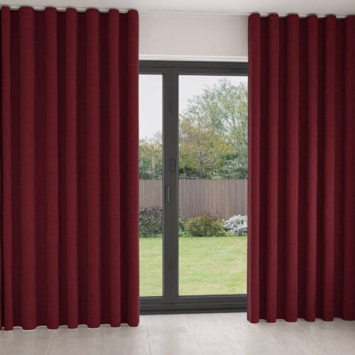 Goya Merlot Wave Curtain