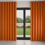 Goya Paprika Wave Curtain