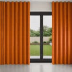 Goya Paprika Wave Curtain
