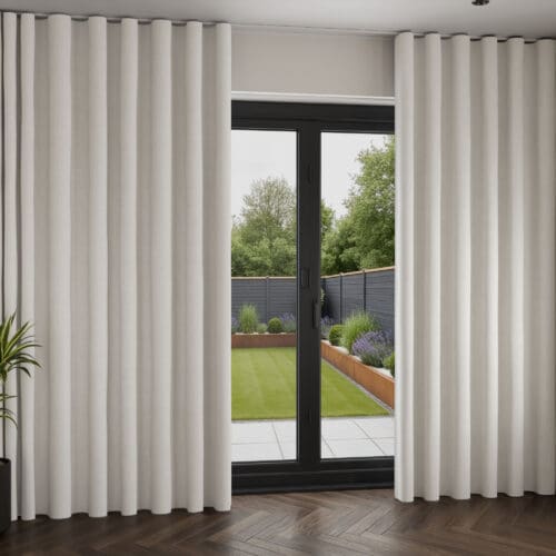 Goya Ivory Wave Curtain
