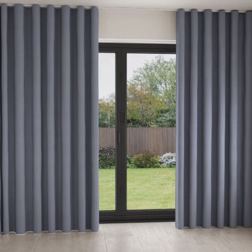 Inca Denim Wave Curtain