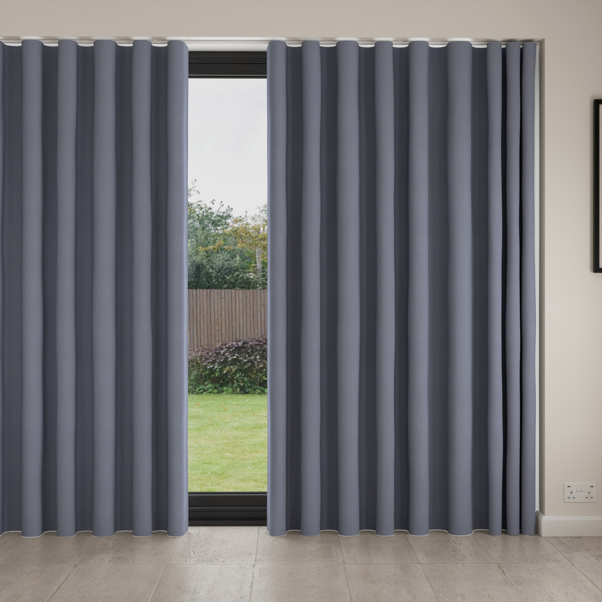 Inca Denim Wave Curtain - Image 4