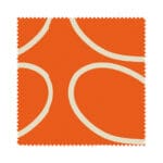 Orla Kiely Jumbo Linear Stem Persimmon Wave Curtain