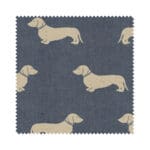 Emily Bond Peggy Indigo Wave Curtain