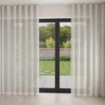 Stria Ivory Wave Curtain