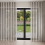 Stria Silver Wave Curtain