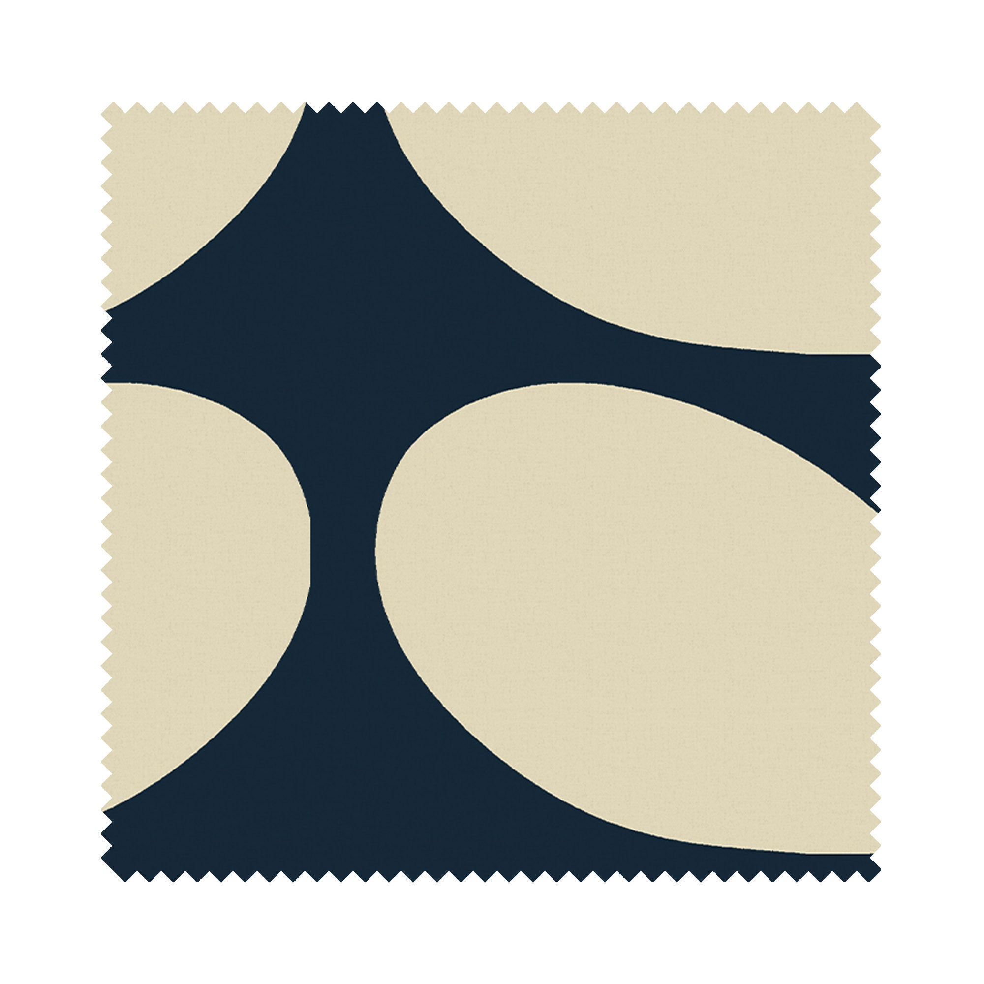 Orla Kiely Jumbo Solid Stem Whale Wave Curtain - Image 7