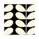 Orla Kiely Solid Stem Black Wave Curtain