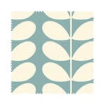 Orla Kiely Solid Stem Duckegg Wave Curtain