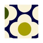 Orla Kiely Spot Flower Blue Multi Wave Curtain