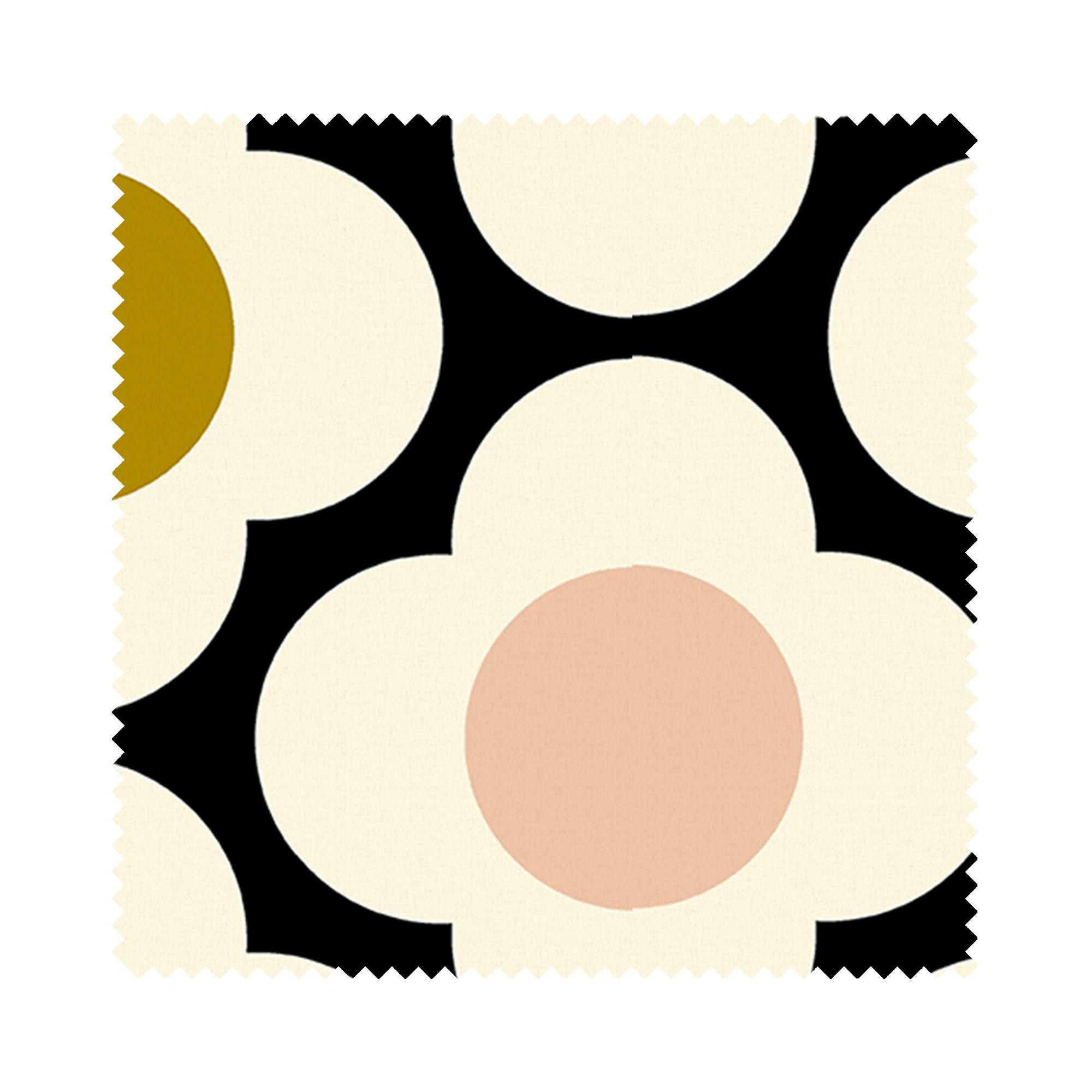 Orla Kiely Spot Flower Red Multi Wave Curtain - Image 7