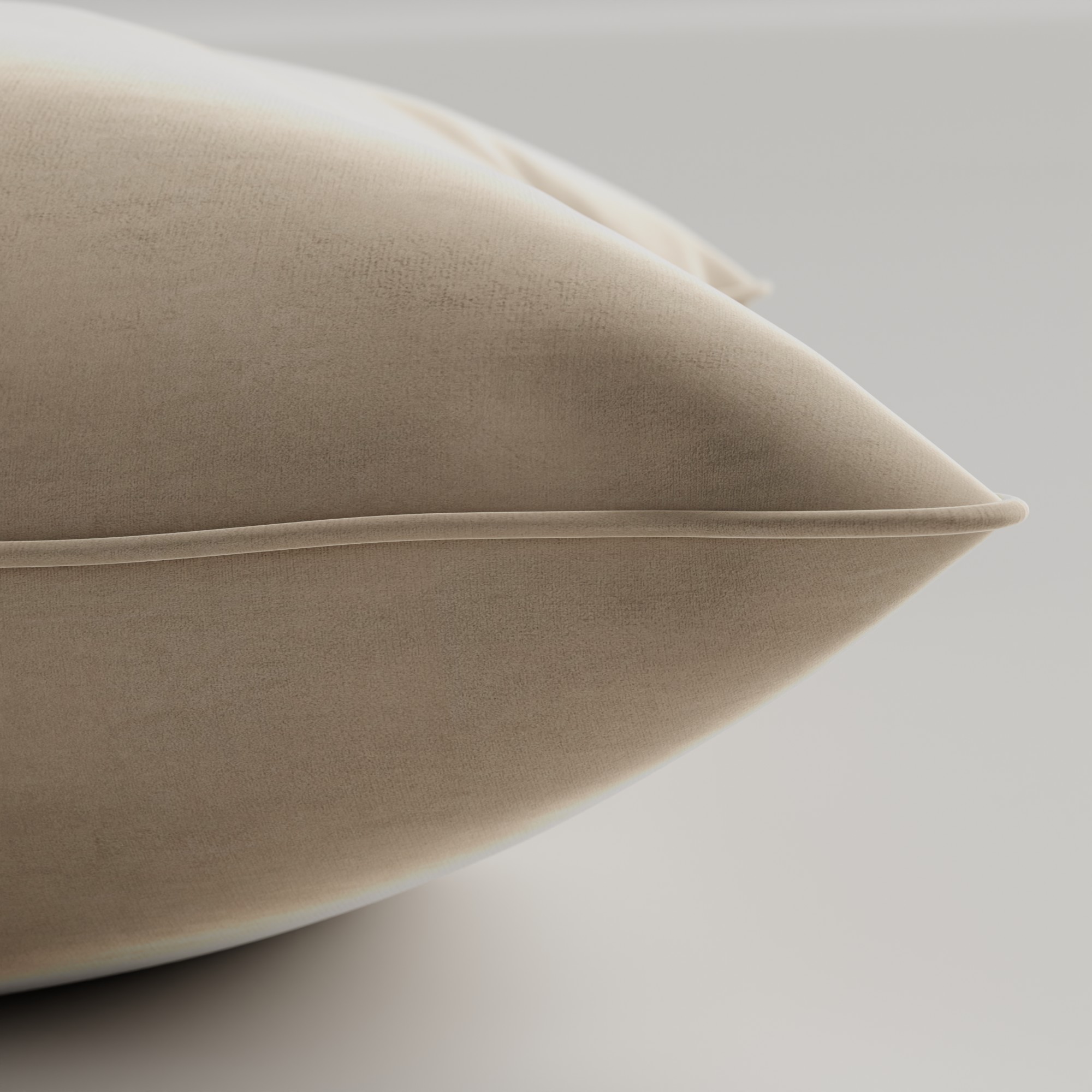 Bogota Velvet Vanilla Cushion - Image 4