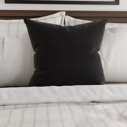 Bogota Velvet Ebony Cushion