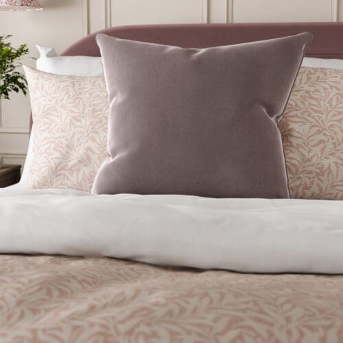 Bogota Velvet Mauve Cushion