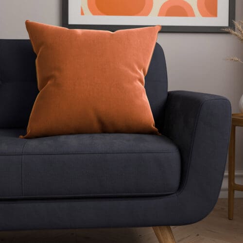 Bogota Velvet Nectarine Cushion