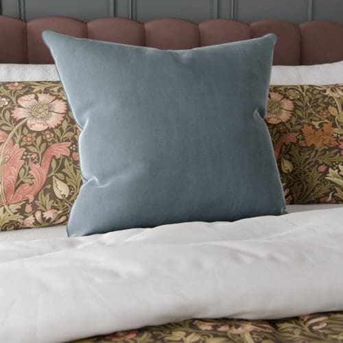 Bogota Velvet Sky Cushion