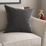 Bogota Velvet Slate Cushion