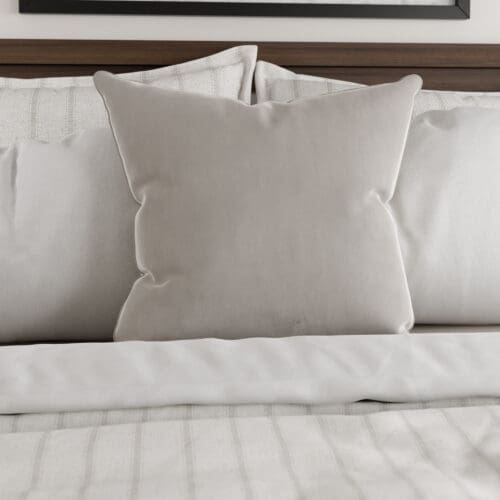 Bogota Velvet Dove Cushion