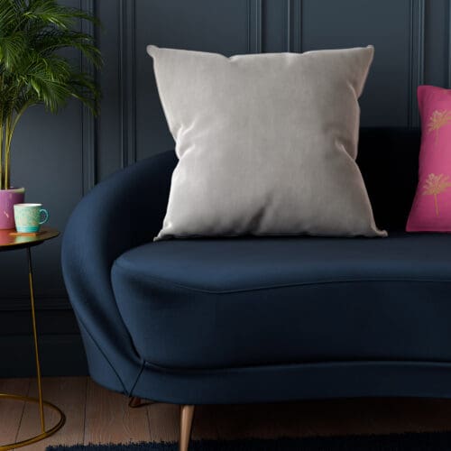 Bogota Velvet Platinum Cushion