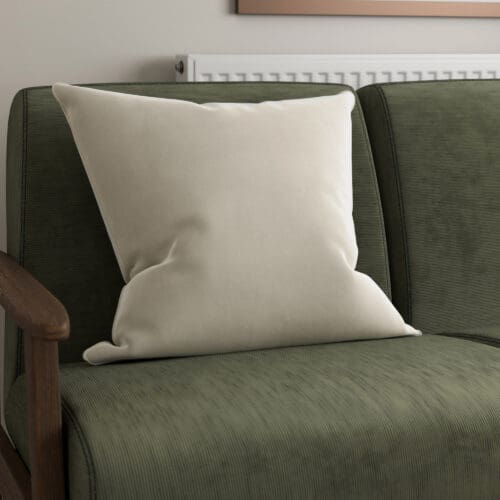 Bogota Velvet Ivory Cushion