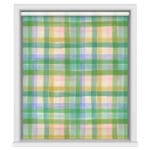 Bluebellgray Cabin Check Green Multi Motorised