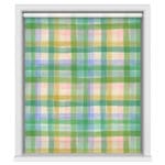 TwistFit Bluebellgray Cabin Check Green Multi Motorised
