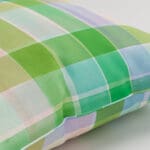 Bluebellgray Cabin Check Green Multi Cushion