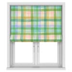 Bluebellgray Cabin Check Green Multi Motorised