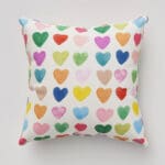 Wee Blue Bell Love Hearts Multi Cushion