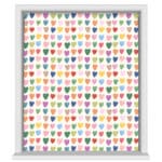 Wee Blue Bell Love Hearts Multi No Drill