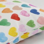 Wee Blue Bell Love Hearts Multi Cushion